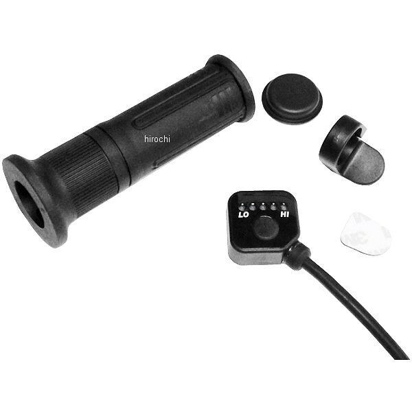 【メーカー在庫あり】 キジマ グリップヒーター GH08 プッシュ式スイッチ 標準 130mm 304-8204 HD店