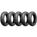 【メーカー在庫あり】 NBS バイクパーツセンター タイヤ 90/100-10 4PR TL フロント、リア兼用 5本セット NB882 HD店