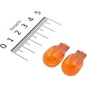 【メーカー在庫あり】 M&H マツシマ ノーマルバルブ 12V18W ウインカー/ストップ球 (オレンジ) (2個入り) AWB52OR HD店