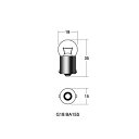 M&H マツシマ ノーマルバルブ 24V12W (10W) 電動スクーター用 (クリア) 1箱 (10個入り) B-5208 HD店