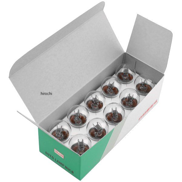 【メーカー在庫あり】 M&H マツシマ ノーマルバルブ 12V21/5W 小型ランプ改造用 ウインカー/ポジション球 (クリア) 1箱 (10個入り) B-5407 HD店