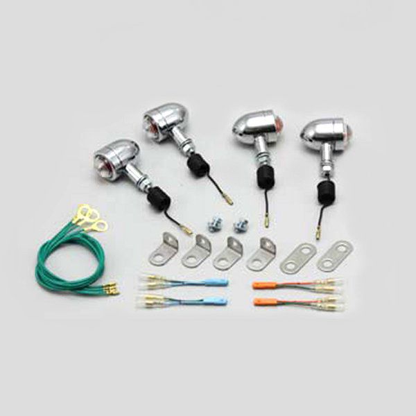 ハリケーン ミニ ブレットウインカーキット 外径φ37 オレンジレンズ ・モンキー FI車 HA5319-01 HD店