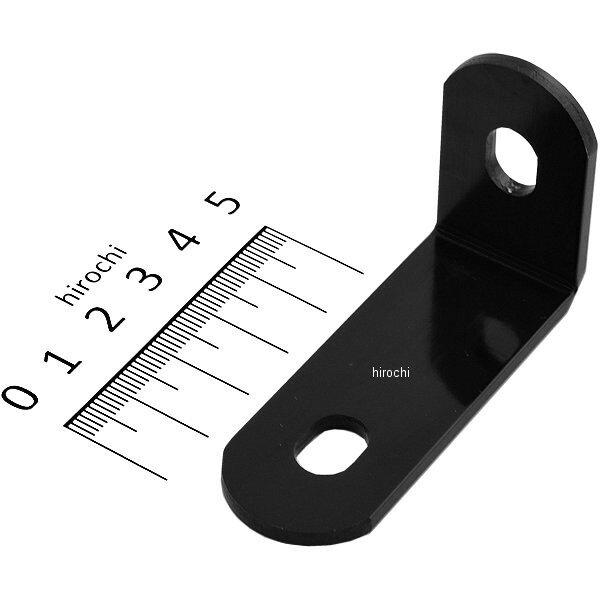 【メーカー在庫あり】 キタコ アルミステー 25-04型/3mm厚 ブラックアルマイト 529-0300043 HD店