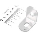 【メーカー在庫あり】 キタコ アルミステー #3 (25-05) シルバー L型(40mm) 529-0300050 HD店