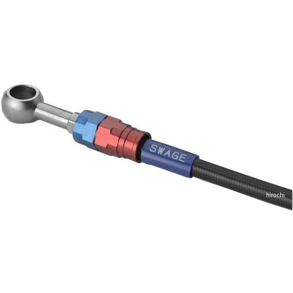 【メーカー在庫あり】 スウェッジラインプロ フロント ブレーキホースキット トライピース 00年-04年 FXDX 赤/青 SAPB886FT HD店