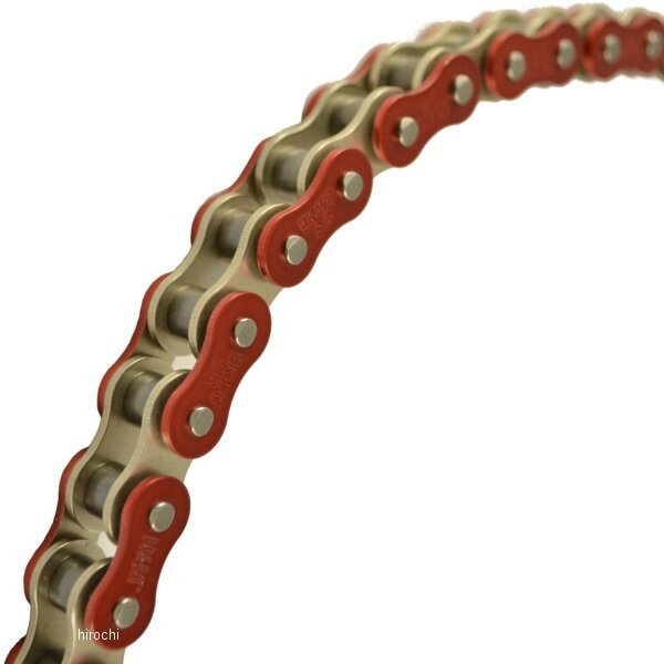EKチェーン 江沼チェーン シリーズ 赤/シルバー (122L) クリップ 420SR HD店