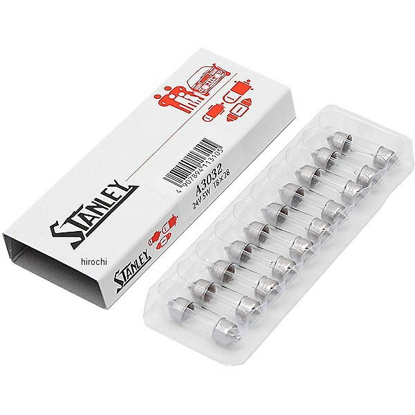 スタンレー STANLEY バルブ T8 24V5W 10個入り A3032 HD店