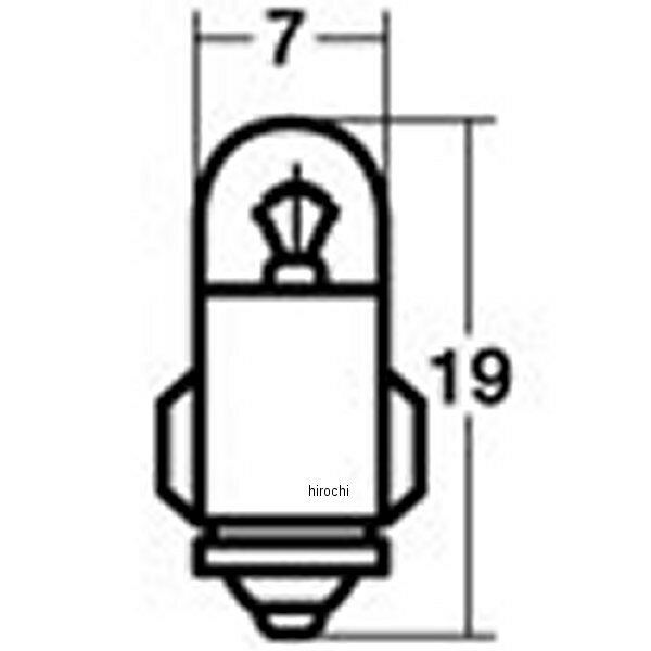 スタンレー STANLEY バルブ T7 12V1.5W 10個入り A1274 HD店