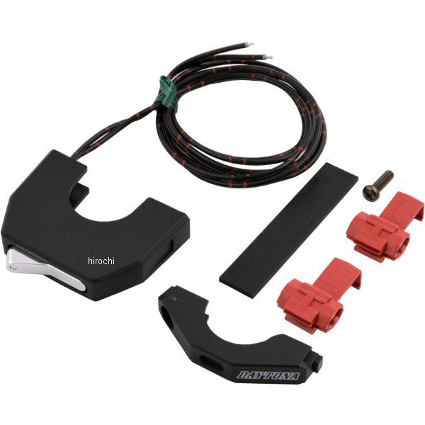 スレンダースイッチシリーズです。汎用タイプ:ボタンシーソータイプ厚さ:13.5mm最大定格:DC12V/15A (180W)ハンドル外径:φ22.2/φ25.4他のタイプはこちら薄型ON/OFFスイッチ、4つのタイプ高級感のあるデザインで車体にスマートに取り付けできる厚さ13.5mmのスリムなON/OFFスイッチ (ハンドルクランプタイプ)薄型ボディでありながら最大定格DC12V/15A (180W)までの大電力に対応し、様々な電装品に使用することができます。スイッチバリエーションは4種類ハンドル外径φ22.2/φ25.4どちらにもクランプ可能79339楽天 HD店　