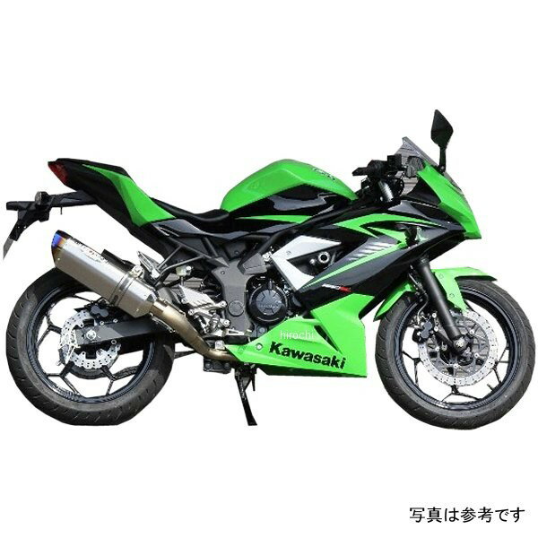 ビート BEET スリップオンマフラー ナサートエボリューション TYPE2 15年-17年 Z250SL、Ninja250SL ブルーチタン 0228-KD2-BL HD店
