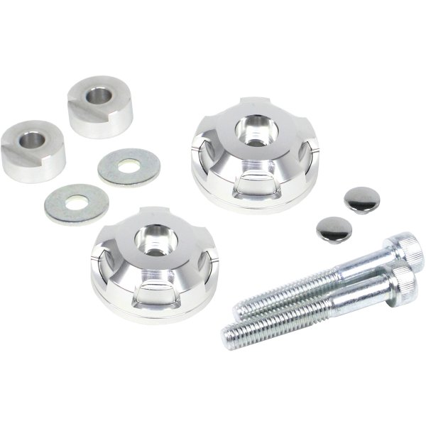 【メーカー在庫あり】 SP武川 2ピース バーエンド スーパーカブ50/110 シルバー/シルバー 06-01-0410 HD店