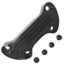 【USA在庫あり】 DRAG 1インチ ハンドルバー トップ クラップ 73年以降 フィン スカート付 黒(つや有り) 0603-0810 HD店