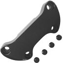 【USA在庫あり】 DRAG 1インチ ハンドルバー トップ クラップ 73年以降 無地 スカート付 黒(つや有り) 0603-0811 HD店