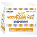 【メーカー在庫あり】 日本製紙クレシア(株) クレシア ジャンボ 除菌 ウェットタオル 詰め替え用 250枚 64135 HD店(3)