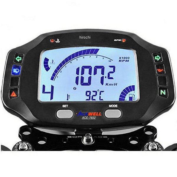 【メーカー在庫あり】 エースウェル ACEWELL 多機能デジタルメーター 12V ACE-7652 HD店