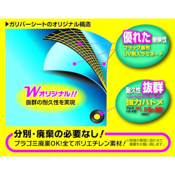 【メーカー在庫あり】 BLH05 (株)ユタカメイク ユタカメイク ＃3400 ブルーシート ...