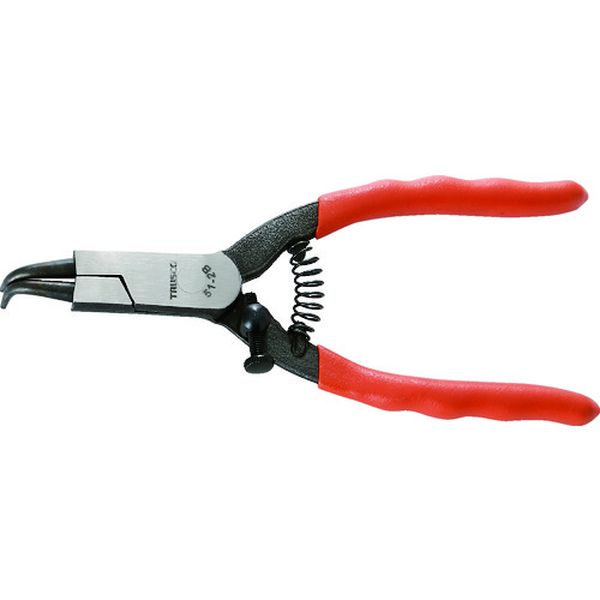 【メーカー在庫あり】 512B トラスコ中山(株) TRUSCO スナップリングプライヤー 軸用 Φ1.8 曲爪51型 51-2B HD店