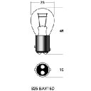 M&H マツシマ 口金ダブル球 24V25/10W (21/6W) (クリア) 電動スクーター用 (2個入り) A3511 HD店