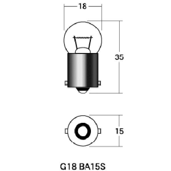 【メーカー在庫あり】 M&H マツシマ ノーマルバルブ 12V10W ウインカー/ライセンス球 (オレンジ) 1箱 (10個入り) B-5108OR HD店