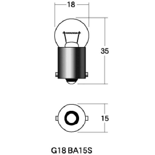 Light Valves - 【メーカー在庫あり】 M&H マツシマ ノーマルバルブ 12V15W ウインカー球 (クリア) 1箱 (10個入り) B-5109 HD店