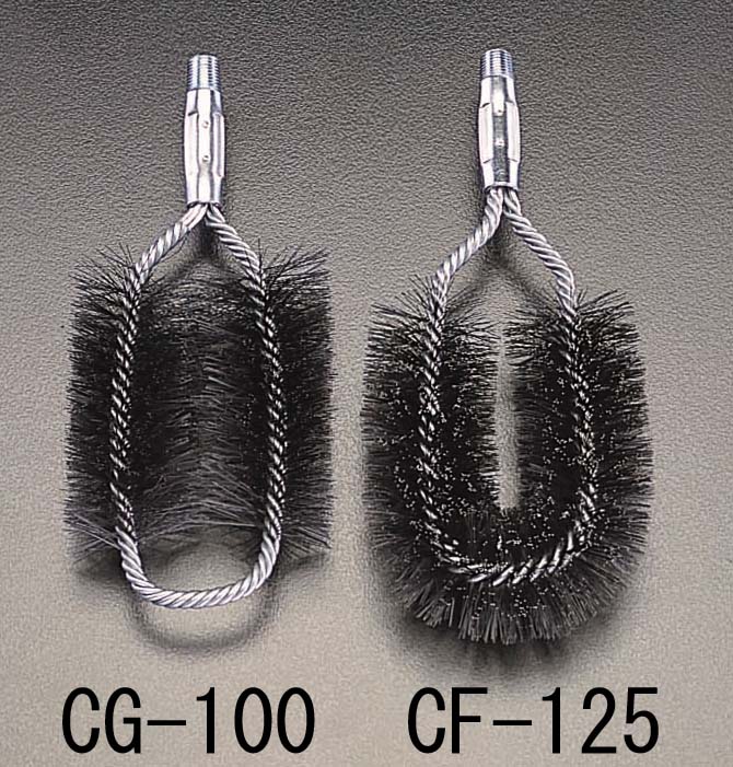 【メーカー在庫あり】 エスコ(ESCO) 50x117mm ボイラーブラシ(焼入ワイヤー製) 000012006804 HD