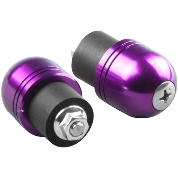 【メーカー在庫あり】 ポッシュ POSH バーエンド カワサキ用 ボルト径5mm 外径φ22.2mm用 アルミ ブルーベリー 031072-05-10 HD店