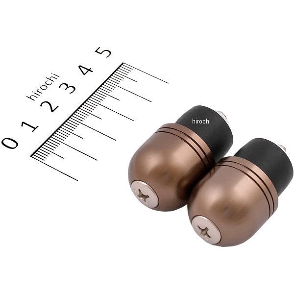 【メーカー在庫あり】 ポッシュ POSH バーエンド カワサキ用 ボルト径5mm 外径φ22.2mm用 アルミ チタン 031072-11-10 HD店