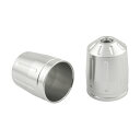 【メーカー在庫あり】 ポッシュ POSH ウルトラヘビーバーエンドアウター タイプ2 M6アウターカバー(2pcs./セット) シルバー 033679-03-1...