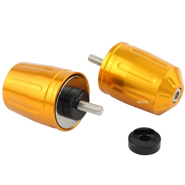 【メーカー在庫あり】 ポッシュ POSH ウルトラヘビーバーエンドタイプ2 M6 ヤマハ、KTM用 ゴールド 033..