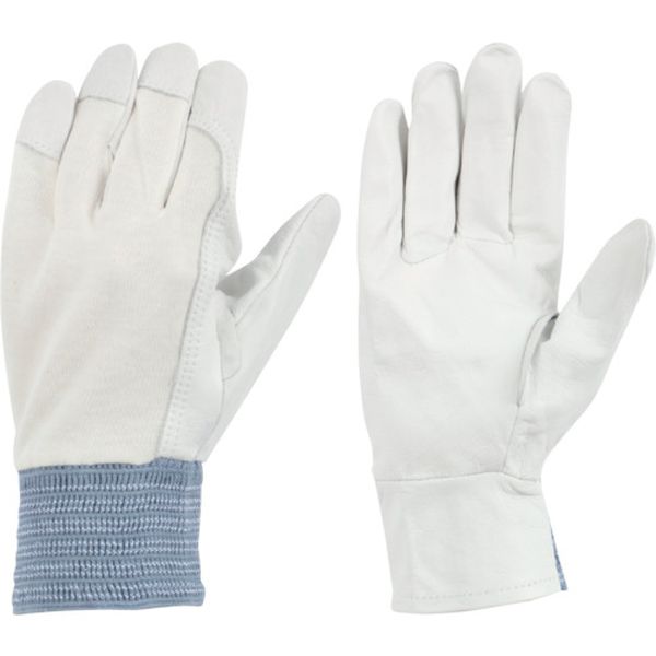 【メーカー在庫あり】 477L (株)東和コーポレーション トワロン 牛表革手袋 甲メリヤス L 477-L HD店