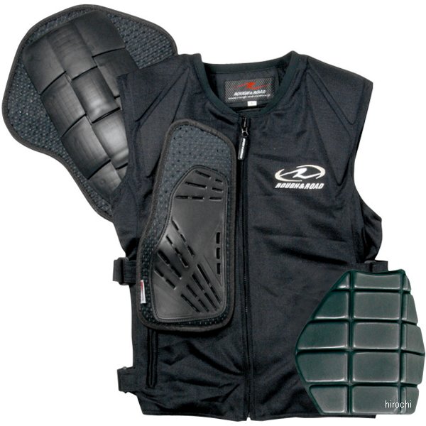 【メーカー在庫あり】 ラフ&ロード ボディープロテクターベスト 黒 Lサイズ RR10061BK3 HD店