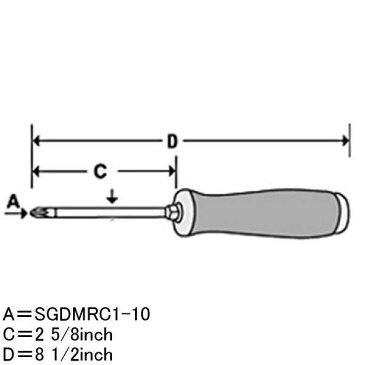 【USA在庫あり】 スナップオン Snap-on ラチェット ソフト グリップ ドライバー 5ポジション 全長 8-1/2インチ SGDMRCE44 HD店