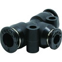 【メーカー在庫あり】 PEG64M (株)日本ピスコ ピスコ チューブフィッティングミニタイプ 違径ユニオンティー 6×6×4 PEG6-4M HD店
