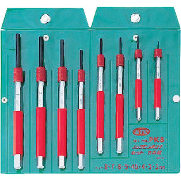 【メーカー在庫あり】 京都機械工具(株) KTC ノックピンポンチセット［3本組］ PK3 HD店