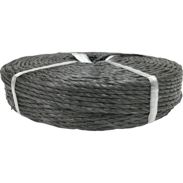 【メーカー在庫あり】 (株)ユタカメイク ユタカメイク PSロープ 黒色 6mmx200m PS6200BL HD店