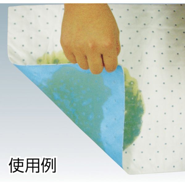 【メーカー在庫あり】 油吸収材 アブラトール 片面フィルム付シート 50×40×0.4cm 1...