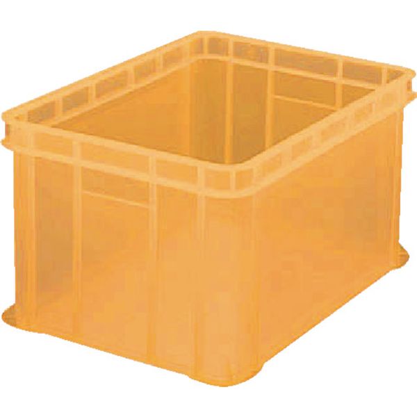 【メーカー在庫あり】 S36OR トラスコ中山(株) TRUSCO S型透明コンテナ 36L 透明オレンジ S-36OR HD店