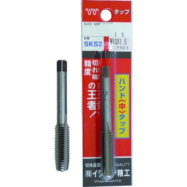 ・一般的なタップで、あらゆる方面で使用されています。・タングステン鋼で経済的です。・ブリスターパック1本入りです。・被削材:一般鉄鋼・軽合金。・先端：中・精度：JIS3級・呼び寸法：M12・ピッチ(mm)：1.75・ねじ長さ(mm)：38・全長(mm)：82・シャンク径(mm)：8.5・シャンク四角部(mm)：6.5・下穴径(mm)：10.3・加工ねじ：メートルねじ・表面処理：ノンコーティング・タップ等級：JIS級・合金工具鋼(SKS2)・生産国 日本・JANコード 4957656466918・質量 40g・コード：218-4737 ・品目：PSHTM12X1.752P-S-HT-M12X1.75-2楽天 HD店　