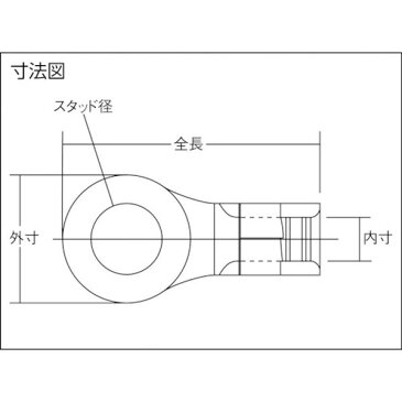 【メーカー在庫あり】 R2210 (株)ニチフ端子工業 ニチフ 裸圧着端子 R形（100P） R 22-10 HD店