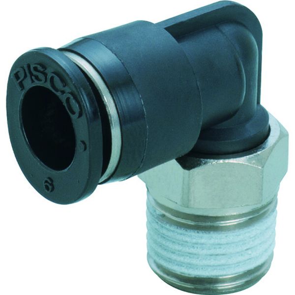 【メーカー在庫あり】 (株)日本ピスコ ピスコ チューブフィッティング ミニ エルボ PL2-M3M HD