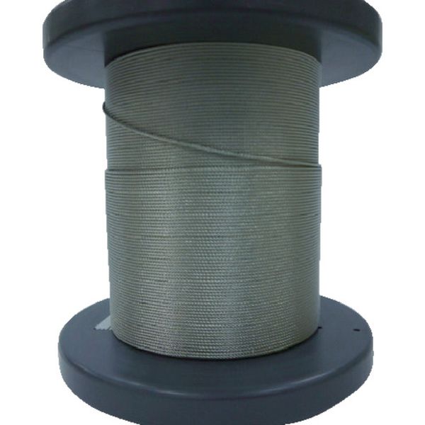 【メーカー在庫あり】 SB08150M 大阪コートロープ(株) O.C.R SUSワイヤロープ0.81mm 7×7 50m巻コート無 SB-081-50M HD...