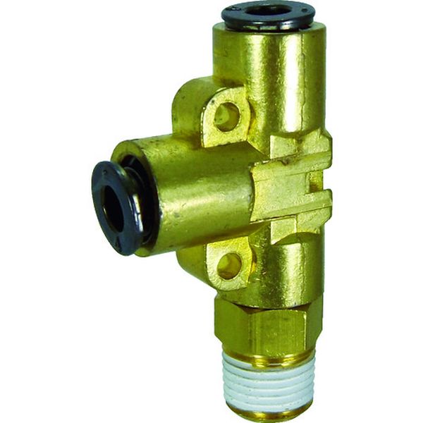 【メーカー在庫あり】 401RT 千代田通商(株) チヨダ チューブ継手 フジメイルランティ(金属) 4mm・R1/8..