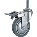 【メーカー在庫あり】 915EAPR75 ハンマーキャスター(株) ハンマー ねじ込み旋回式ゴム車輪 75mm トータルロック 915EA-PR75-BAR01 HD店