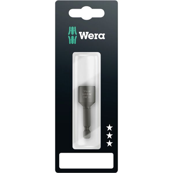 ・頑強なビットで、鉄板や金属板の加工に最適です。・Wera独自のHex-Plusと呼ばれる面接触構造により、六角ねじ穴の内側を傷めることなく、ねじの寿命を延ばすことにも貢献します。・マグネットタイプになっているので、ボルトの落下を防ぐことが出来ます。・対辺(mm)：11・全長(mm)：50・シャンク径(mm)：50・先端マグネット：有り・刃先：六角・差込(mm)：6.35・差込：6.35mm・先端：マグネット入り・073500〜073510のボックスタイプ(マグネット付き)シリーズは、ブリスターパックに入っております。・生産国 チェコ・JANコード 4013288105745・質量 33.300g・コード：837-0642 ・品目：073506073506楽天 HD店
