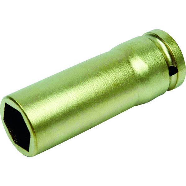 ・ドイツ製の高品質なディープタイプのインパクト用防爆六角ソケットです。・摩擦、衝撃を加えても火花が出ない耐腐食性にも優れているソケットです。・火花を嫌う作業現場での使用に適しています。・二面幅寸法(mm)：13・差込角(mm)：12.7・全長(mm)：85・BAM(ドイツ連邦材料試験所)認定品・アルミニウム青銅・生産国 ドイツ・JANコード 4251551201057・質量 175g0351043S楽天 HD店　