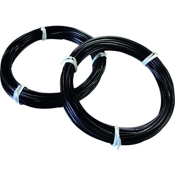 ・PVC(ポリ塩化ビニール)で被膜された針金です。・工作や各種結束に。・線径(mm)：3.2・番手：10・長さ(m)：10・使用荷重(kgf)：7・線芯(mm)：2.0・アルミ線　黒コート　＃10X10・アルミ・表面処理：PVC被膜・生産国 中国・JANコード 4962123558713・質量 146g10155871楽天 HD店　