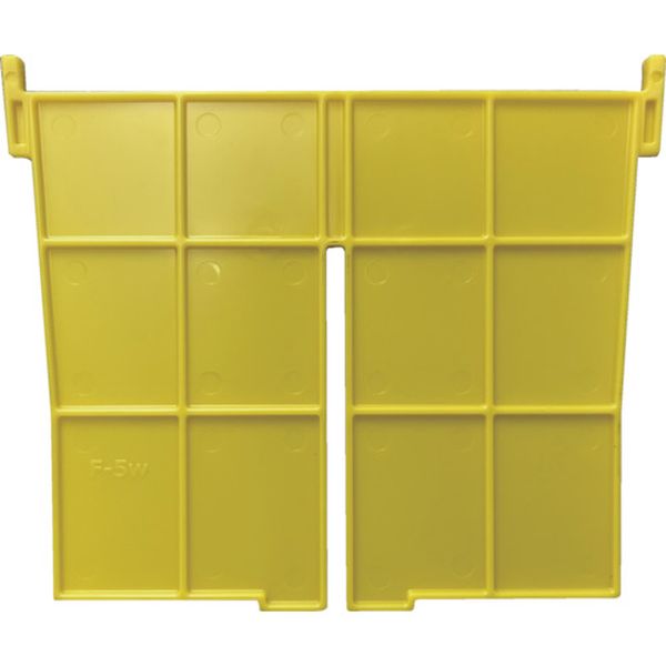 【メーカー在庫あり】 F5SY DICプラスチック(株) DIC F型コンテナ F-5用短手用仕切板 黄 F-5SY HD店