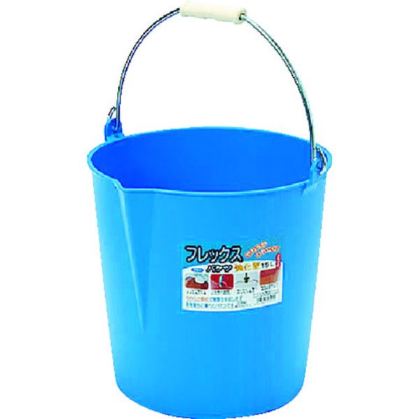 【メーカー在庫あり】 FB15B 田中工業 田中 フレックスバケツ 15L ブルー FB-15B HD店