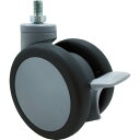 【メーカー在庫あり】 KELLYTS100 SAMSONG SAMSONG デザイン双輪キャスター「Kelly」 ネジ 自在ストッパー付 1 KELLY-TS-100 HD店(4)