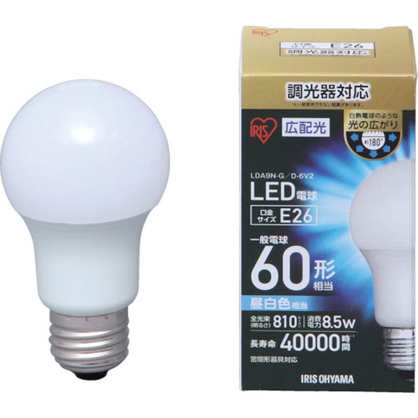 ڥ᡼߸ˤ LDA9NGE26D6V2 ꥹ() IRIS LEDŵ幭۸ Ĵ 60(810lm) ...